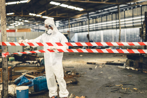 Professional Unattended Death Cleanup technician working in Essex, IL